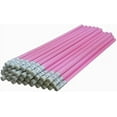 Pearl Barrel Pencils with White Eraser Silver Ferrule 36 pkg NonSmudge