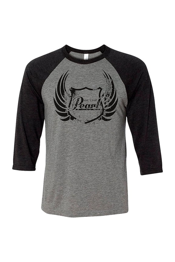 Baseball Tee Small Black/Gray
