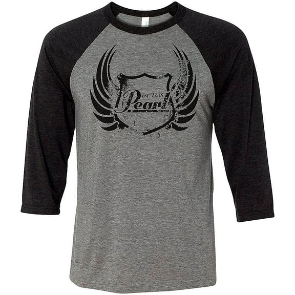 Pearl Baseball Tee XX Large Black/Gray