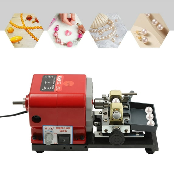 Pearl/Bead/Coral Drilling Machine Coral Driller Bead Polishing Amber Holding 680W Drilling Machine