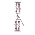 thumbnail image 1 of Pearl Beaded Bracelet Compatible with Apple Watch Bands 38mm 40mm 41mm, Bling Diamond Band Shiny Dressy Metal Strap for iWatch Series 9 8 7 6 5 4 3 2 SE Ultra Women,A, 1 of 7