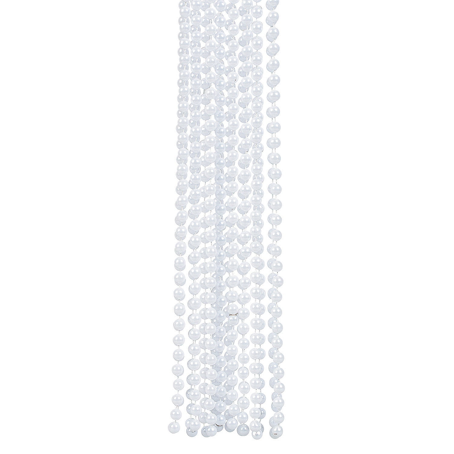 Pearl Beaded Necklace - Party Favors - 12 Pieces