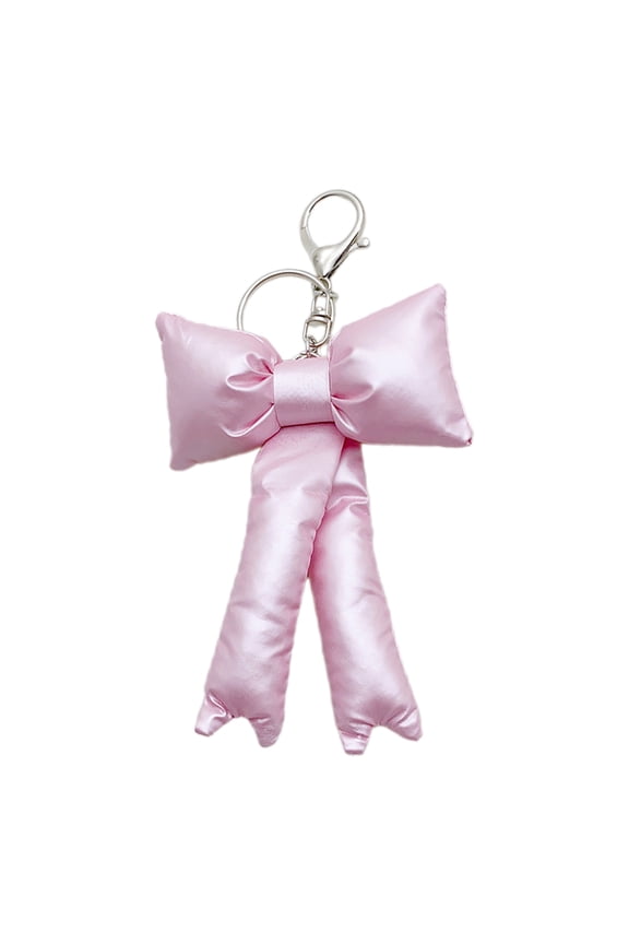Pearl Bowknot Keychain Cute Phone Decorations Keyring Ornament Backpack Handbag Pendant Gift for Girls Women