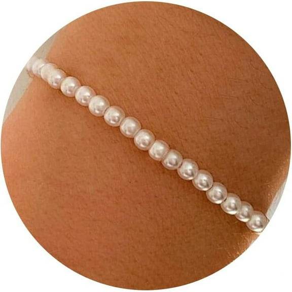 Pearl Bracelet-14K Gold Filled Pear Bracelets for women 6.5”+2”