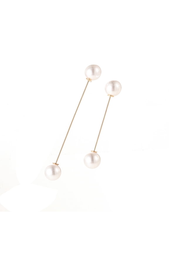Pearl Brooch Pins Anti-Exposure Tops Neckline Safety Pins Collar Sweater Shirt