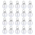 thumbnail image 1 of Pearl Charm, 100pcs 14mm Pendants Faux Pearl Beads Charm for Making Bracelet Earrings Necklace Crafts (Silver), 1 of 6