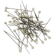 Pearl Corsage Pins by Ashland - White Pearl Tip Pins - 2" Stainless Steel for Floral Arrangements - Boutonnieres & Crafts - 12 Pack