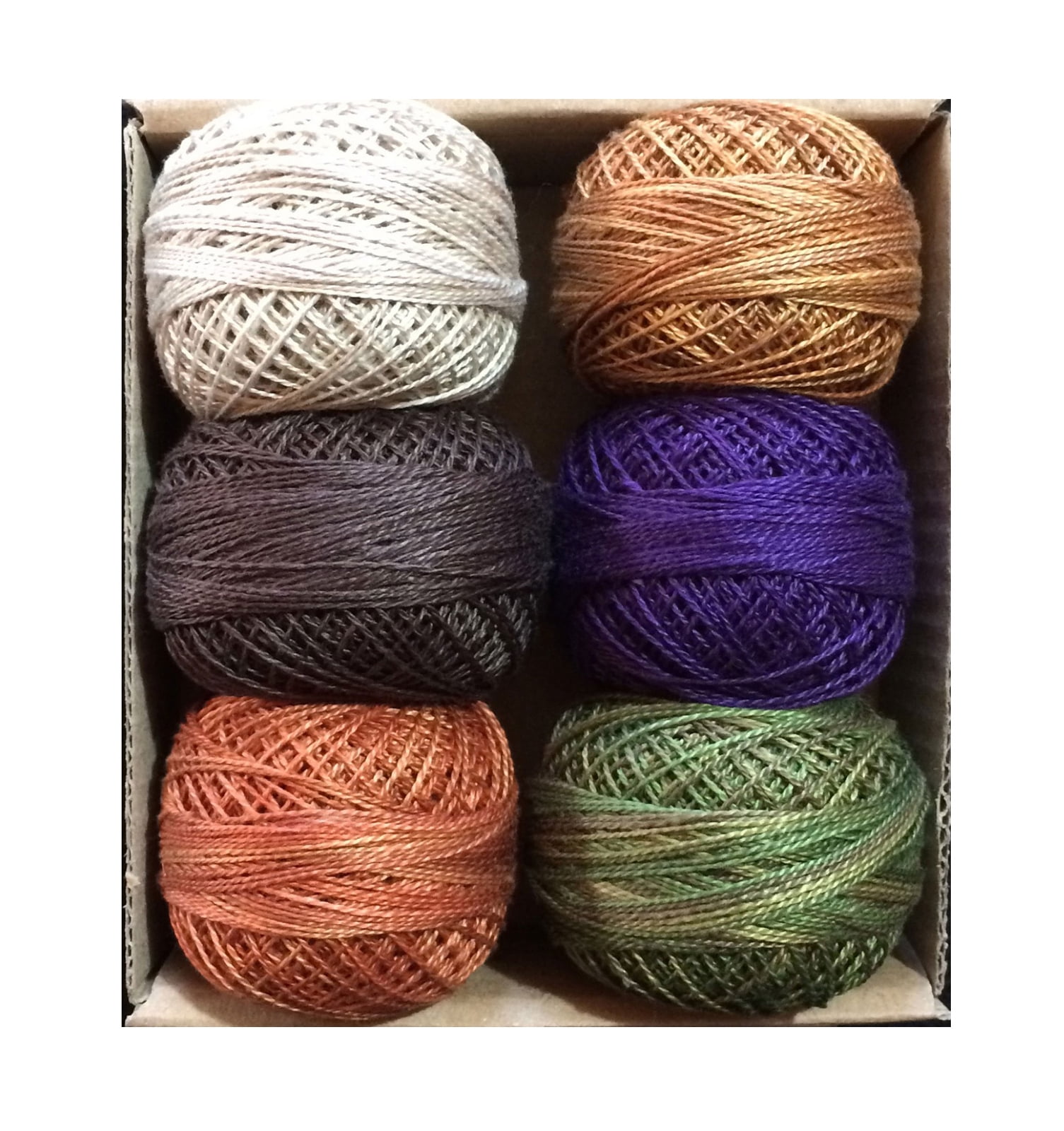 Pearl Cotton Ball Size 12 109yd 6 Colors Pumpkin Patch Collection