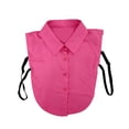 thumbnail image 1 of Pearl Decor Peter Pan False Collar, AURORADY Detachable Faux Dickey Collar, Elegant Half Blouse Layering Fake Collar Fashion Accessories for Women Girls Sweater Shirt Hot Pink One Size, 1 of 2