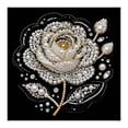 thumbnail image 1 of Pearl Diamond Art Kit 12 x 12 Inch Design, 5D DIY Full Drill Rhinestone Painting Set with Stretched Canvas for Home Decor, 1 of 8
