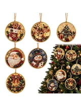 Pearl Diamond Art Kits for Adults, Christmas Ornaments, 3D Pearl Designs & Easy DIY for Christmas Tree, Window and Holiday Decor