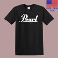 thumbnail image 1 of Pearl Drums Famous Drum Men's Black T-Shirt Size S-4XL, 1 of 2