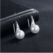 SEMIMAY Pearl Earrings Fashion Simple Earrings Ladies Girl Gifts Orb Earrings