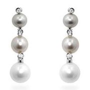Pearl Earrings, Multi Color