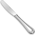 thumbnail image 1 of Pearl Edge 4-Piece Premium Dinner Knives: Stainless Steel Table Knives with a Refined Bead Design, Brightly Polished, 9.6 Inches, Dishwasher Safe. (Silver), 1 of 2