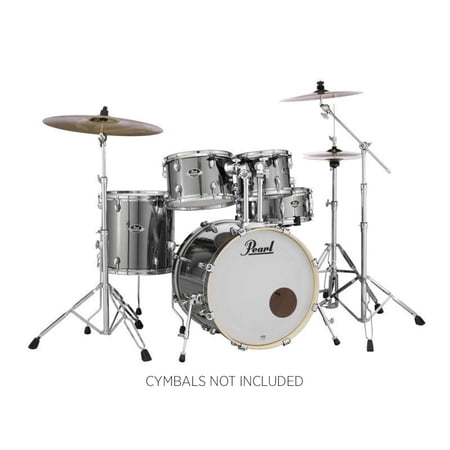 Pearl Export EXX New Fusion 5-Piece Drum Set with Hardware - Smokey Chrome