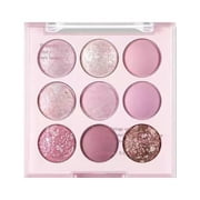 Pearl Eyeshadow Palette, Matte Eyeshadow Palette, 24-Color Pearlescent and Matte Eye Makeup Tray, Smooth Texture and Long-Lasting Wear