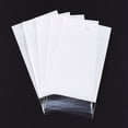 thumbnail image 1 of Pearl Film OPP Cellophane Bags Self-Adhesive Sealing with Hang Hole Rectangle White 14x6cm Unilateral Thickness: 0.035mm Inner Measure: 9x6cm diy, 1 of 3