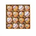 thumbnail image 1 of Pearl Finish Christmas Ornament Set - 16-Pack 2.36in Glossy Hanging Balls Tree Trimmings Bulk Party Decorations(Rose Gold), 1 of 2