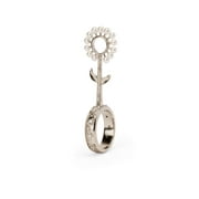Bella by Thorne Pearl Flower Blossom Adult Ring, Gold- 8, (Unisex)