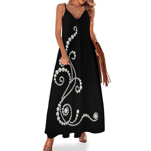 Pearl Flower Sleeveless Dress Dresses Women Summer Women's Summer Clothing