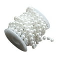 thumbnail image 1 of Pearl Garland 197 Inch Artificial Pearl String Bead Chain for Christmas Tree Wedding Party Home Decor Diy Craft Decoration, 1 of 3