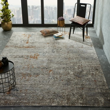 Pearl Grey Area Rug 2'6" x 8' Runner 8' Runner Rectangle,Runner