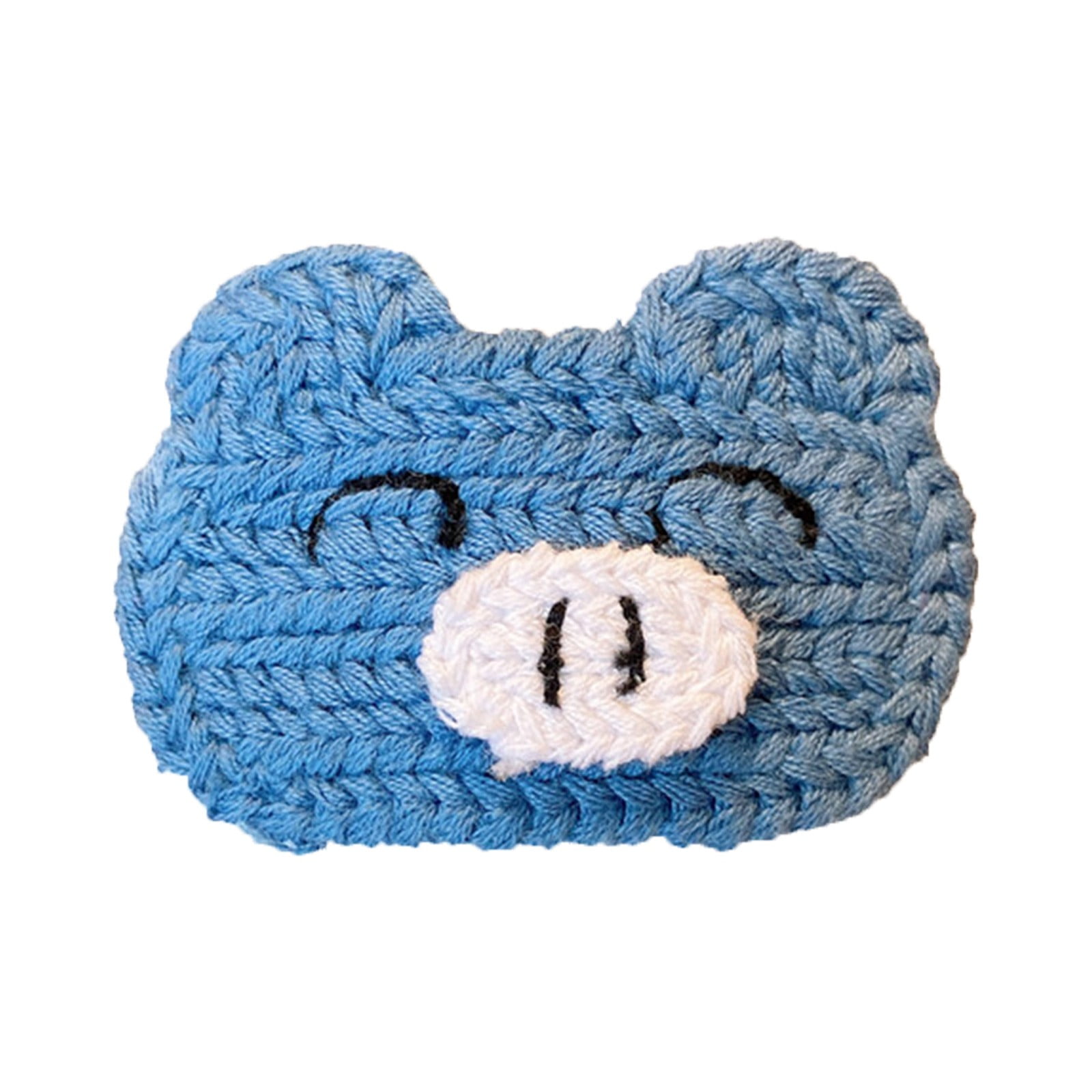 Hot Topic Crochet Pig Hair Clip Set