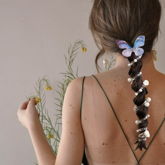 Pearl Hair Tie Scrunchie For Women Elegant Hair Band With Beaded Jewelry Boho Wedding Bridal Hair Accessories Headpiece For Prom Party Festival