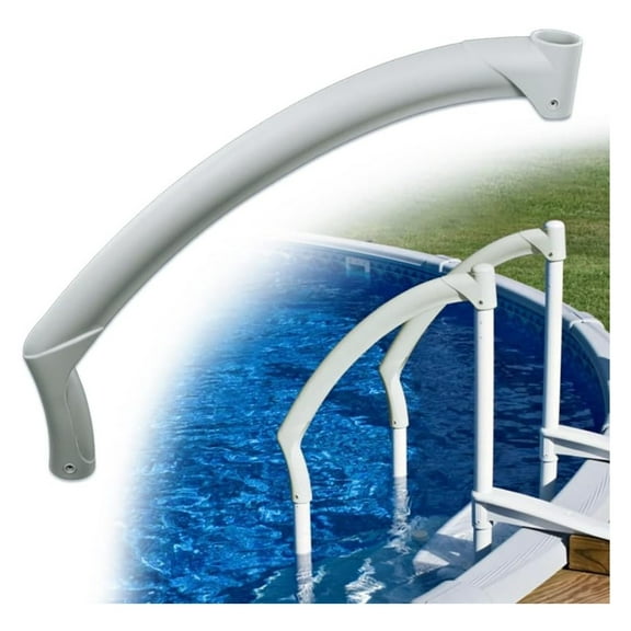 Pearl Handrail Compatible with Above Ground BiltMor Swimming Pool Ladder Step