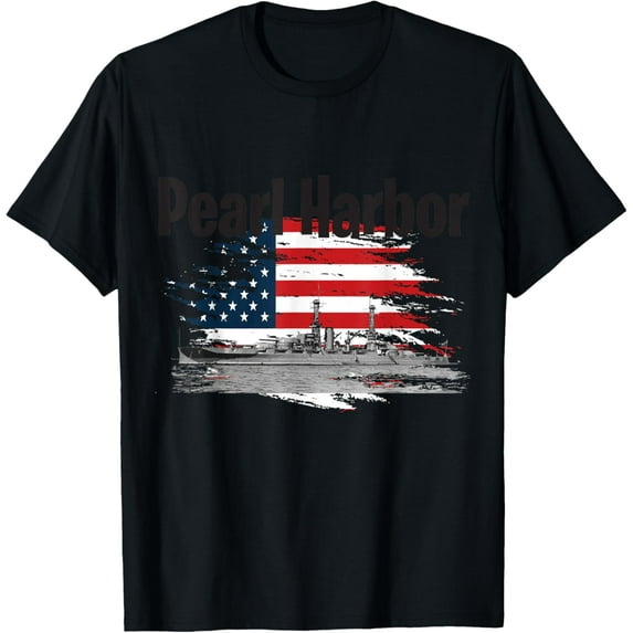 Pearl Harbor Memorial Remembrance T-ShirtMen and women, Black T-shirt, size: Extra large
