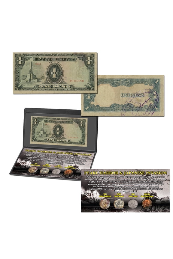 Pearl Harbor and Japanese Invasion Coin & Currency Collection