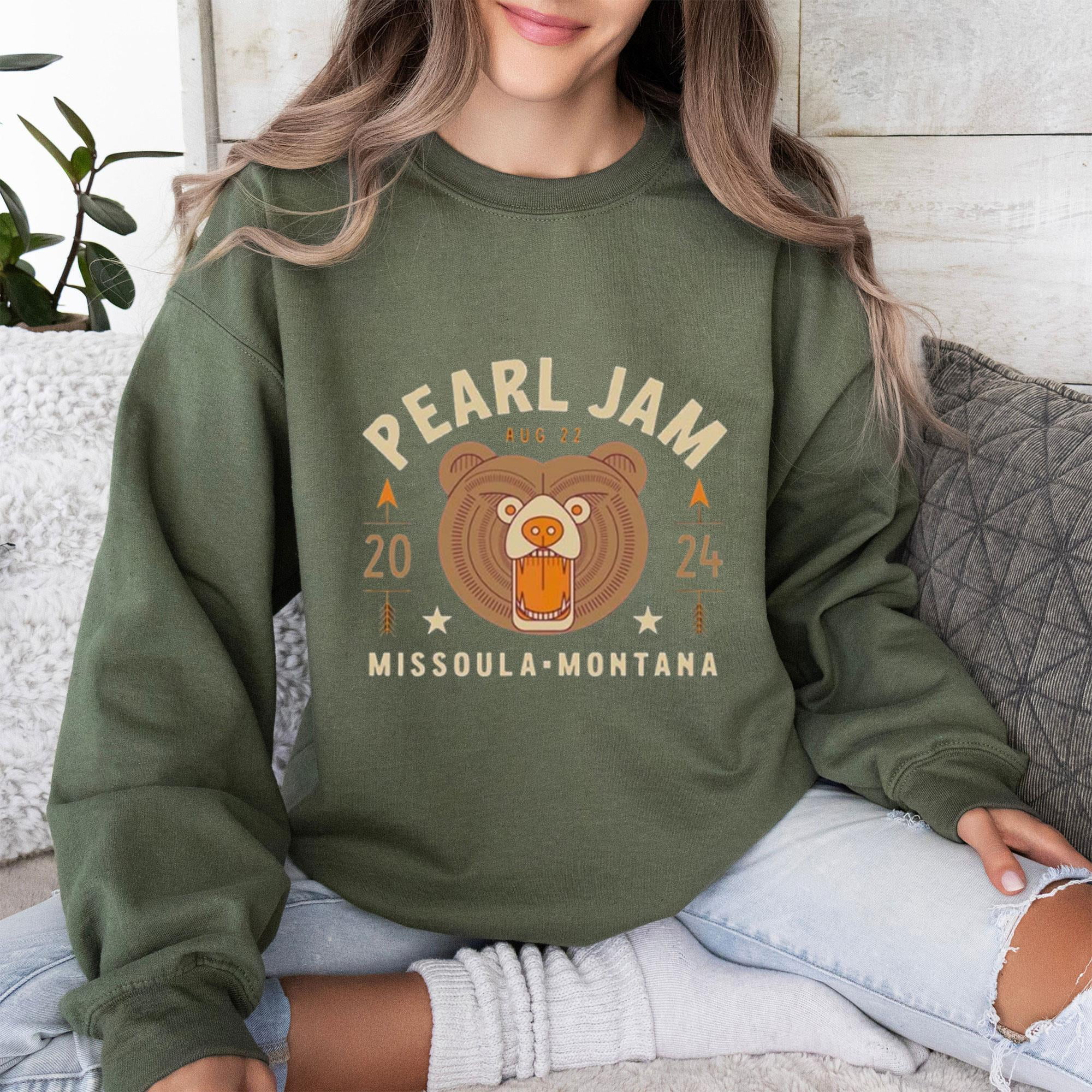 Pearl Jam 2024 Live Show Concert Merch Tee At Washington Grizzly