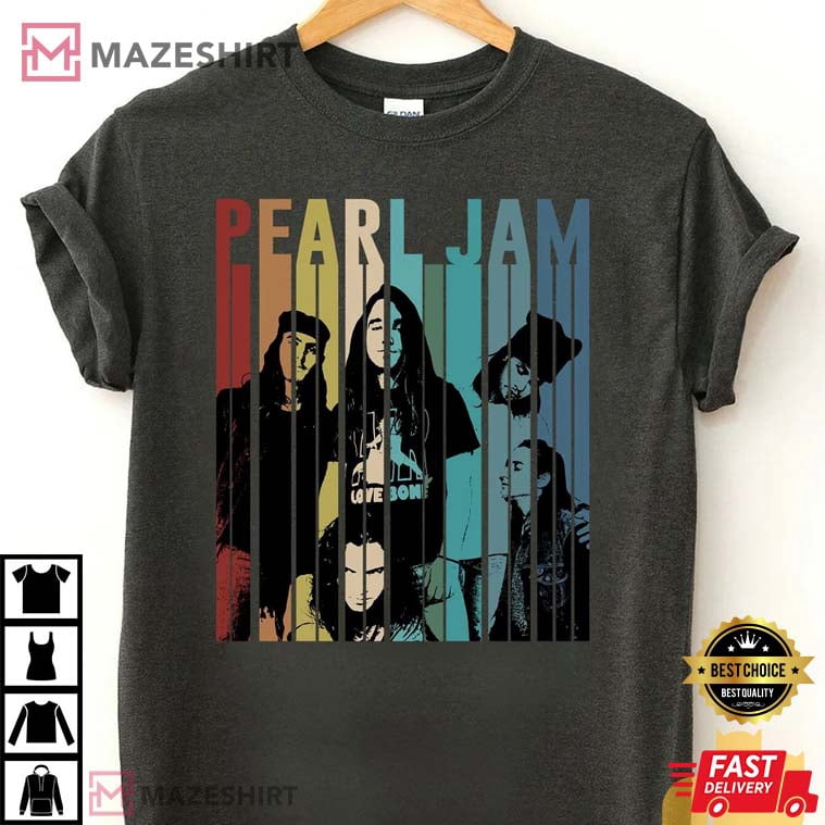 Pearl Jam Band Vintage Retro Gift For Fan T-Shirt, The unisex soft 