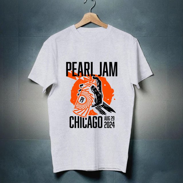 Pearl Jam Chicago August 29 2024 Tour Shirt