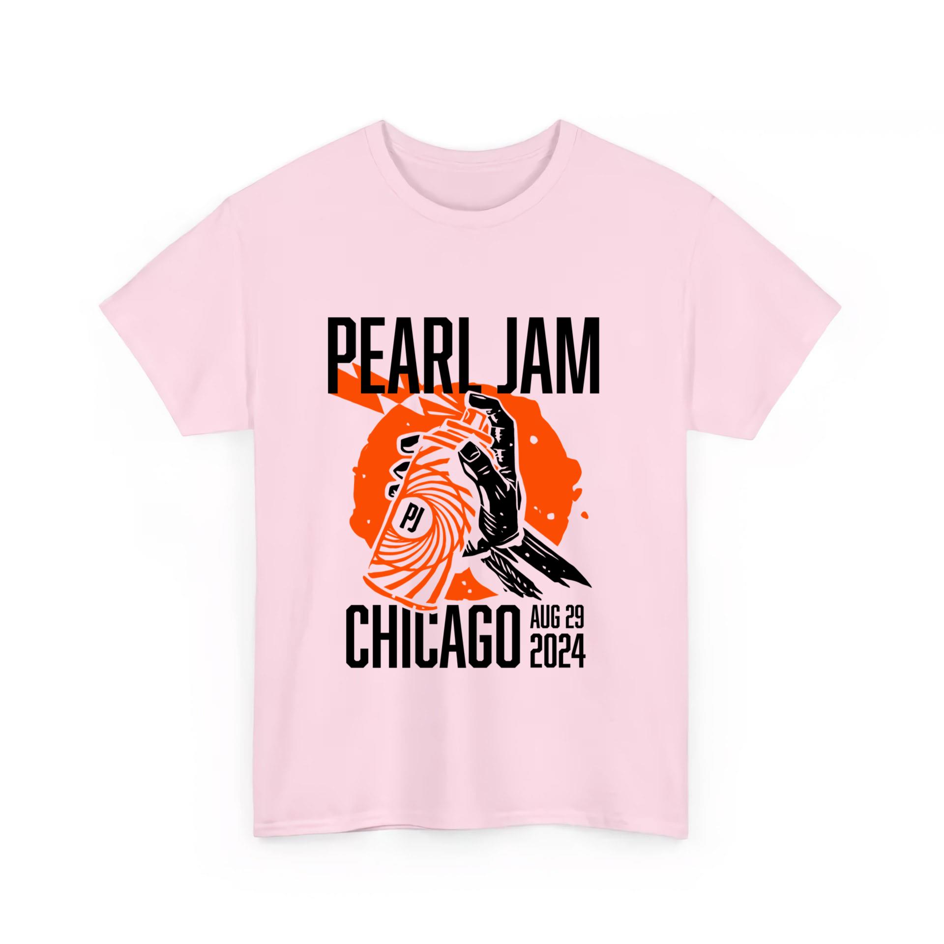 Pearl Jam Chicago August 29 2024 Tour Shirt