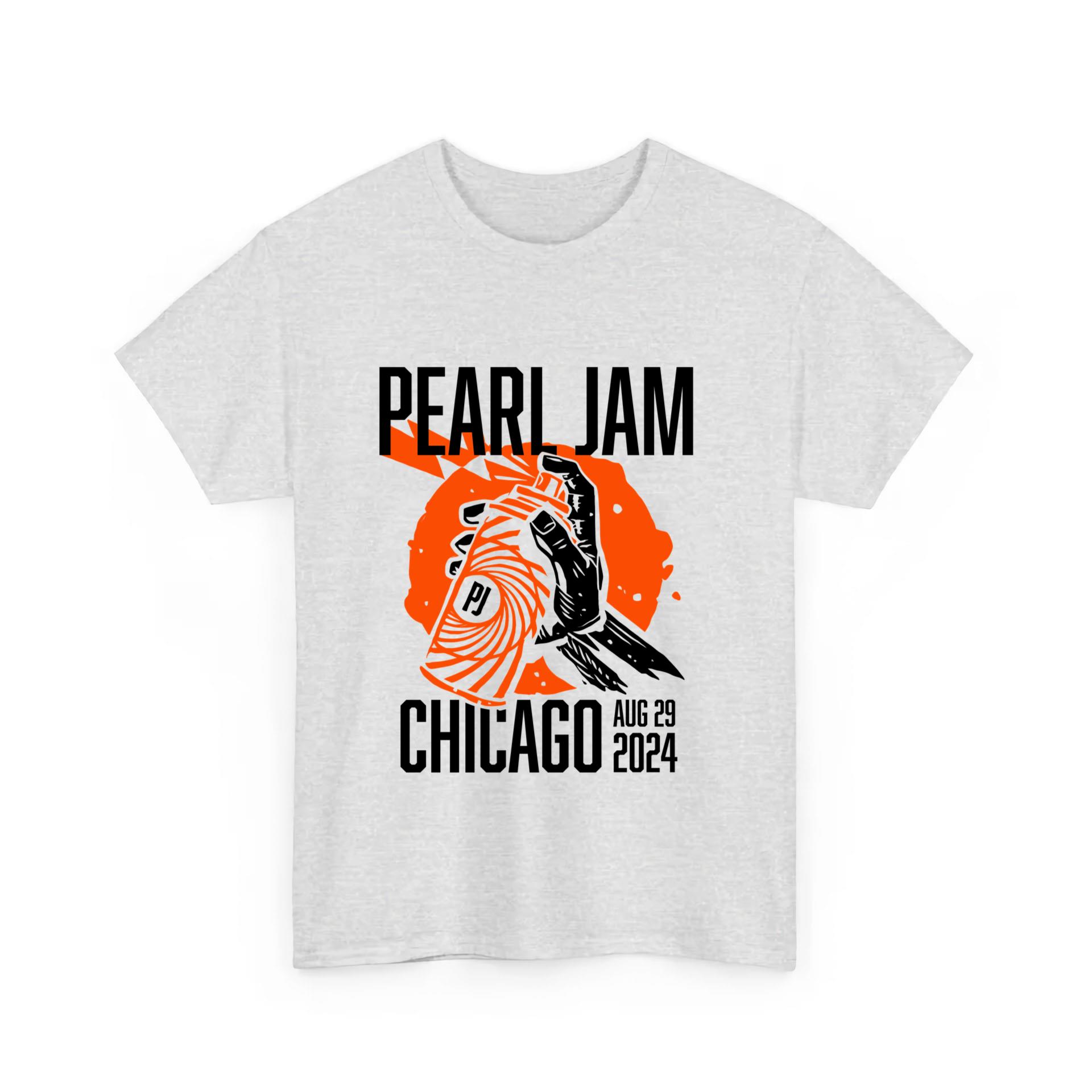 Pearl Jam Chicago August 29 2024 Tour Shirt