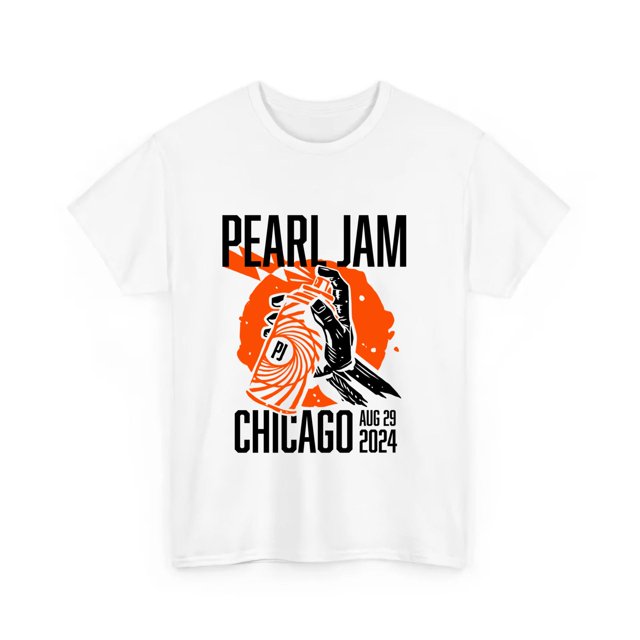 Pearl Jam Chicago August 29 2024 Tour Shirt