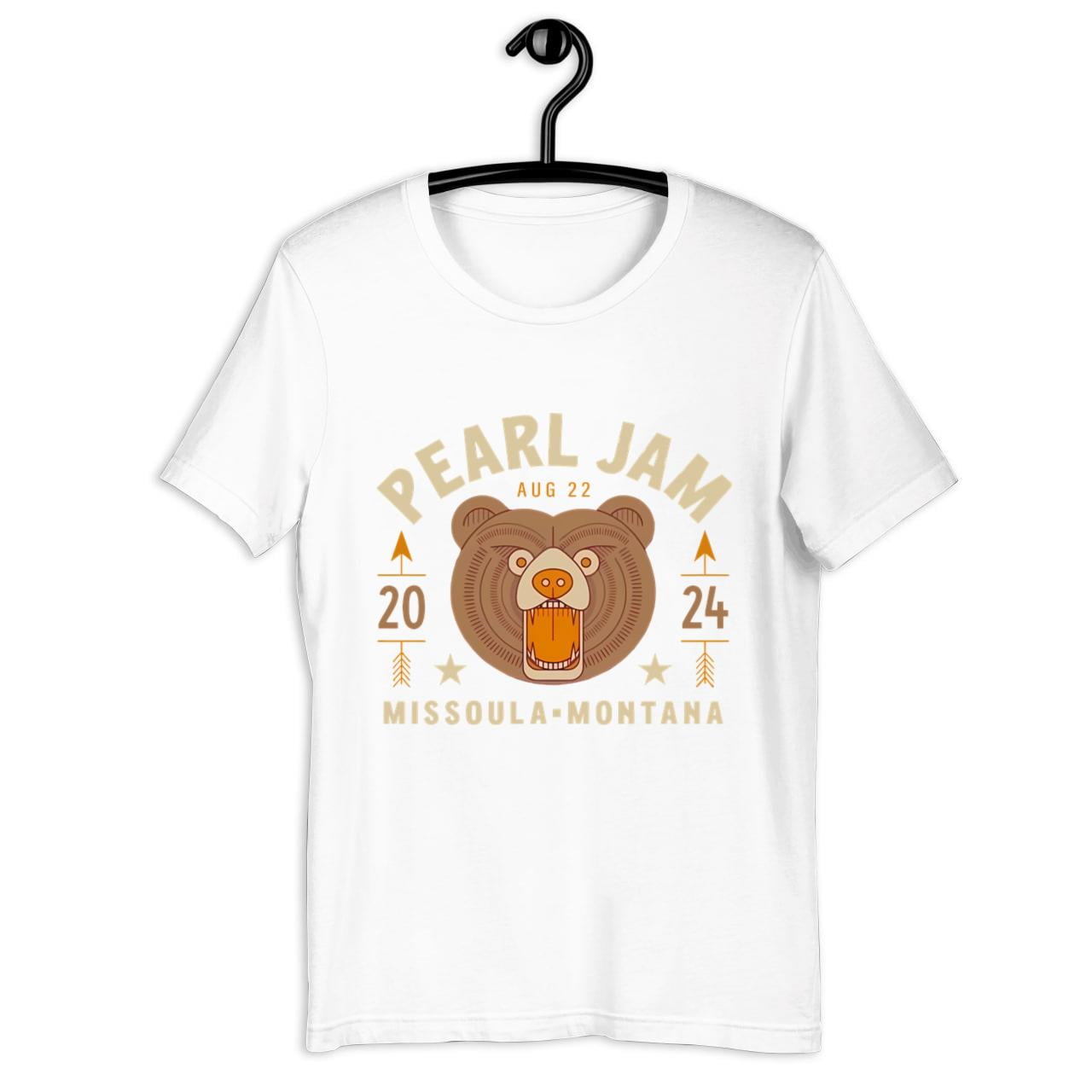 Pearl Jam Tour August 22 2024 Missoula Mt Usa Event Shirt