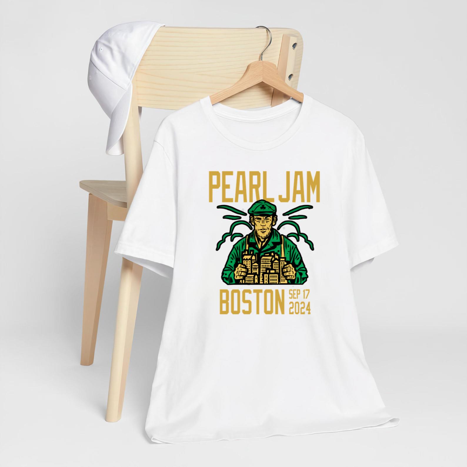 Pearl Jam Tour Boston September 17 2024 Event Shirt