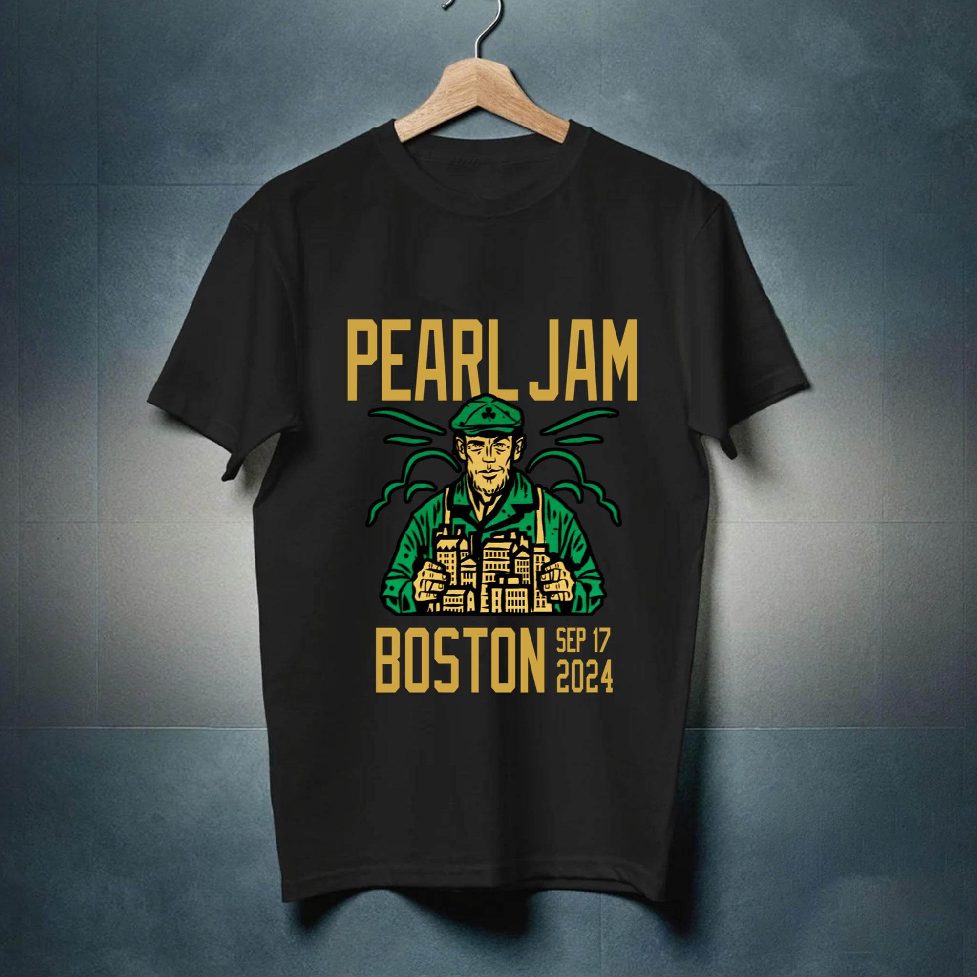 Pearl Jam Tour Boston September 17 2024 Event Shirt