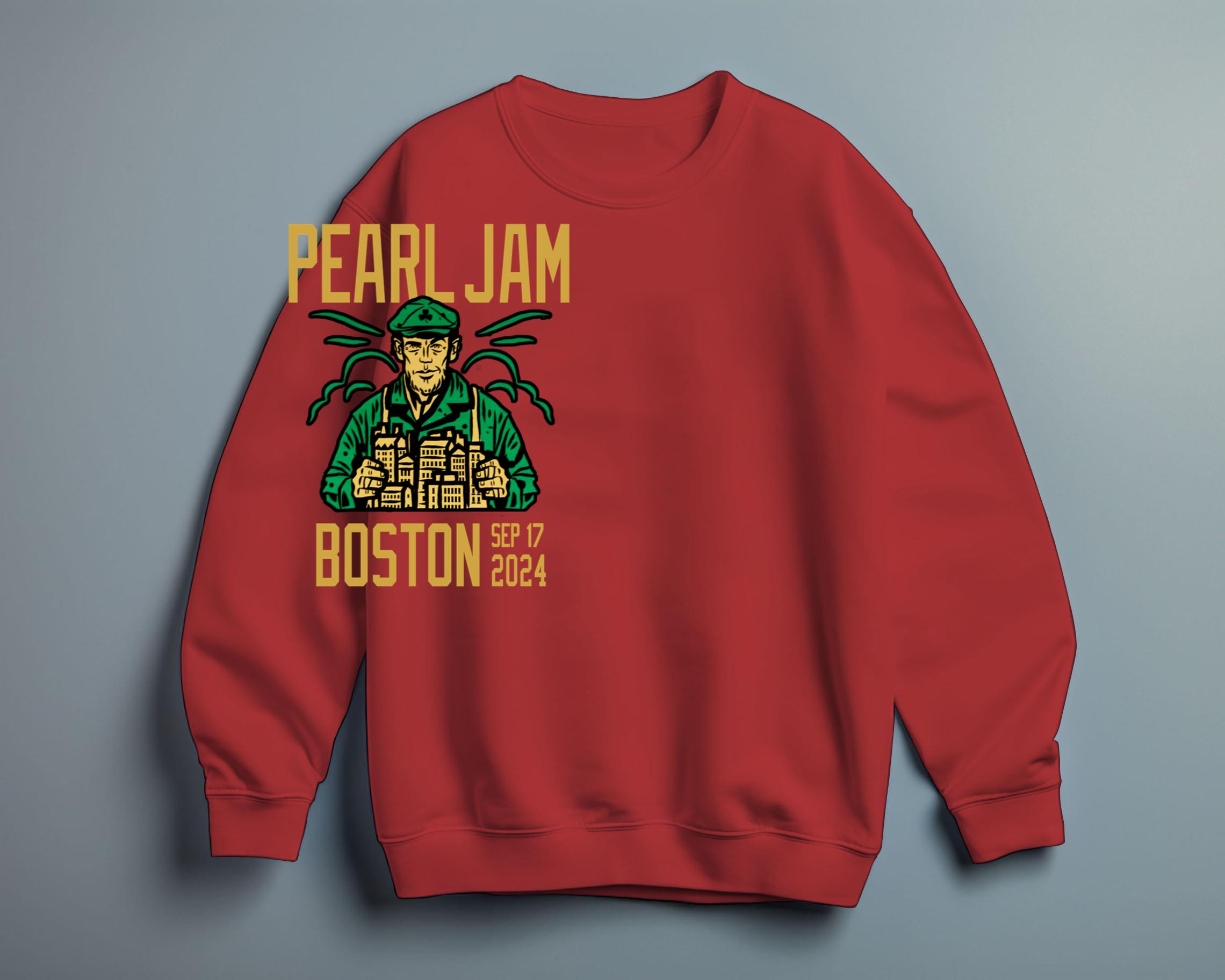 Pearl Jam Tour Boston September 17 2024 Event Shirt