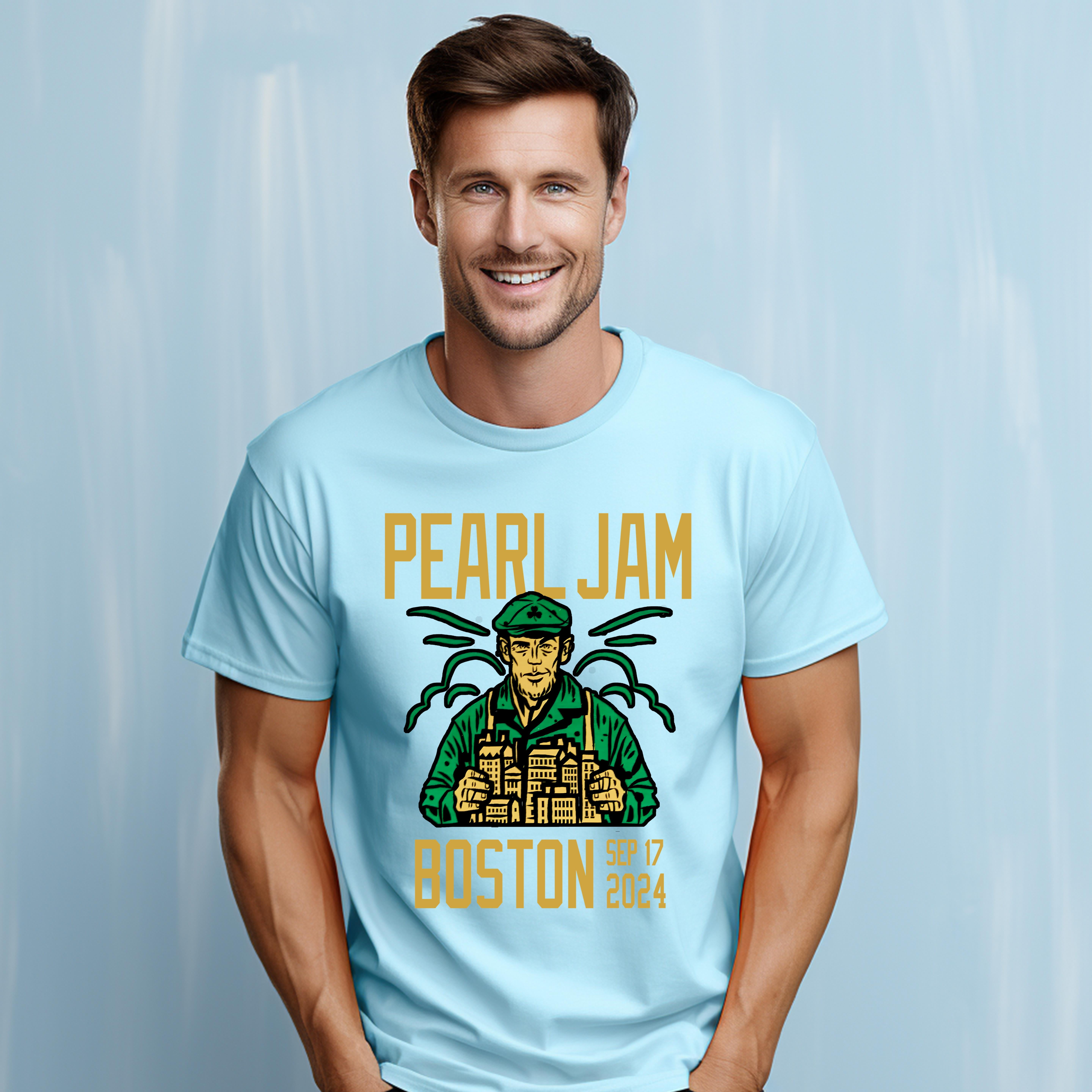 Pearl Jam Tour Boston September 17 2024 Event TShirt Up To 4XL