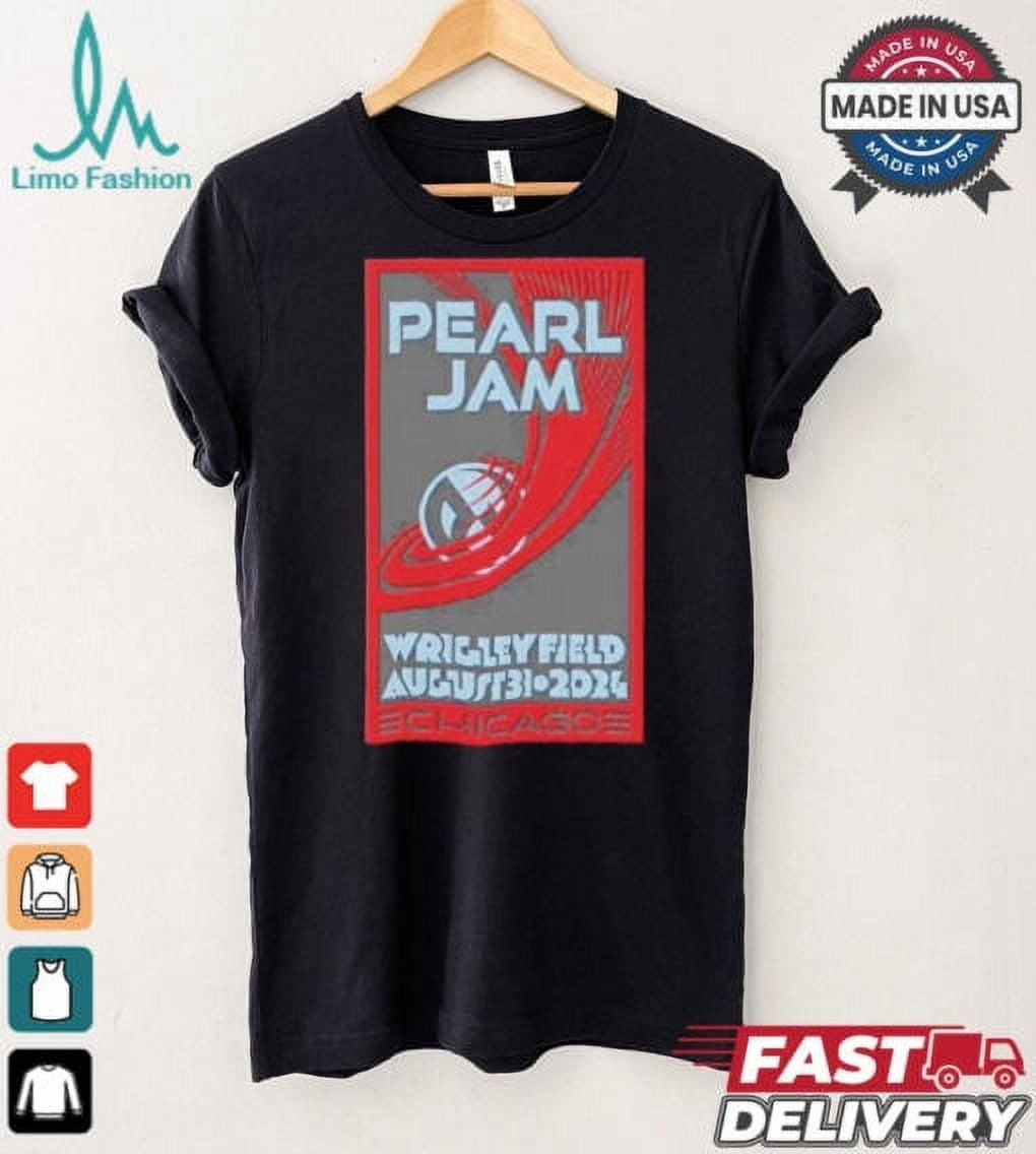 Pearl Jam Wrigley Field August 31 2024 Chicago Night 2 Setlist Merch
