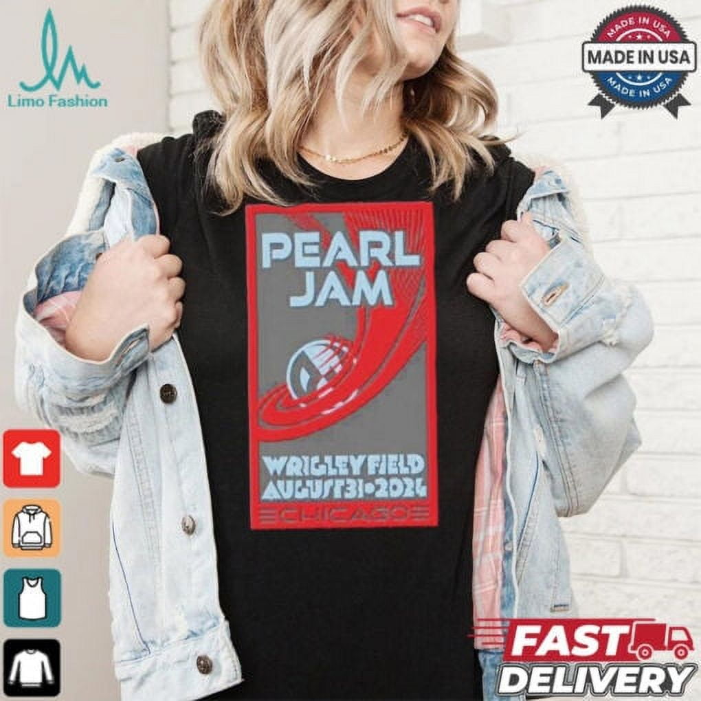 Pearl Jam Wrigley Field August 31 2024 Chicago Night 2 Setlist Merch