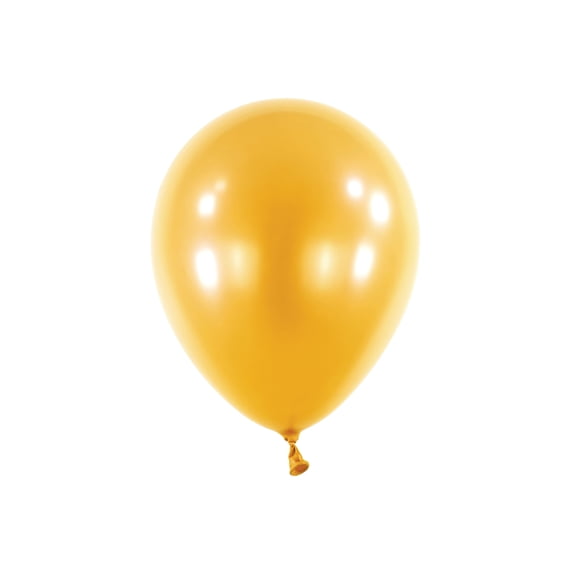 Pearl Latex Balloon – Solid Color Party Balloons with Pearl Finish for Bouquets & Décor - Gold - 11" - 100 Pack