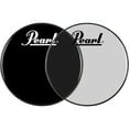 thumbnail image 1 of Pearl Logo Front Bass Drum Head Ebony 22 in., 1 of 2