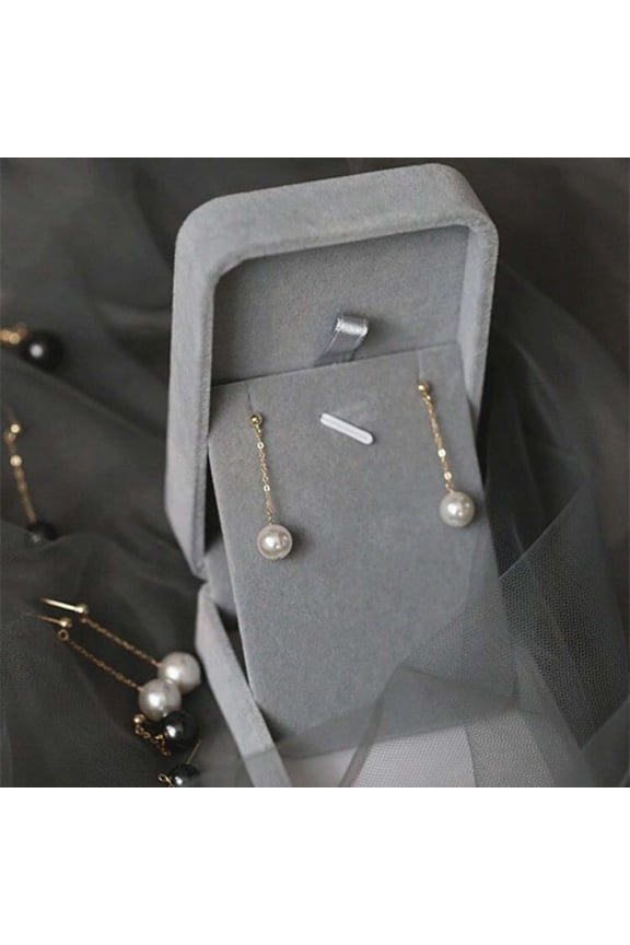 Pearl Long Drop Earrings with gold filled Chain for Daily wear or Bridal Bridesmaid