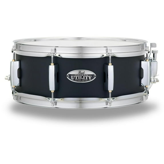 Pearl MUS1350M227 Modern Utility 13"x5" Maple Snare Drum - Satin Black