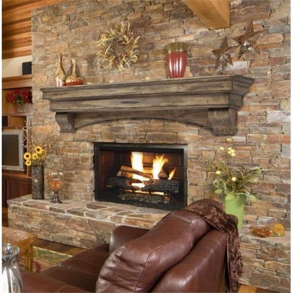 Pearl Mantels 497-48-10 The Celeste 48 in. Mantel Shelf- Dune Finish